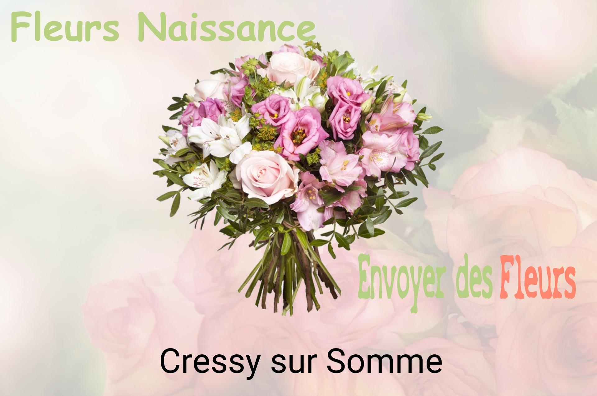 Bouquet de fleurs de naissance livré à Cressy-sur-Somme